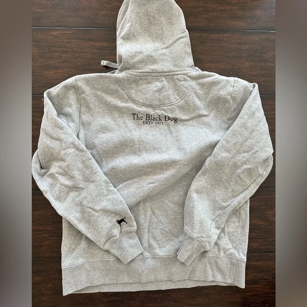 The Black Dog Heather Gray Hoodie - Picture 4 of 5